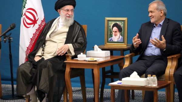 Iran's President Masoud Pezeshkian