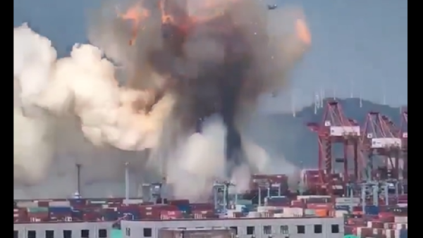 Massive blast in China's port