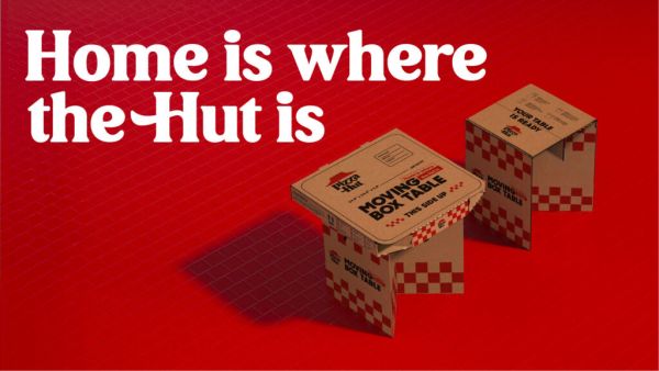 Pizza Hut unveils new delivery box (Pizza Hut) Pizza Hut unveils new delivery box that transforms into a table
