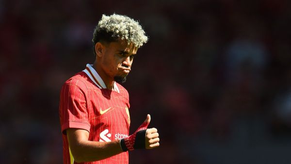 دياز يقود ليفربول للفوز (Photo by Peter POWELL / AFP)