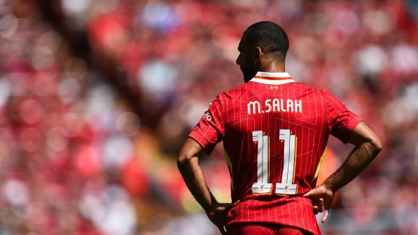 محمد صلاح (Photo by Peter POWELL / AFP)