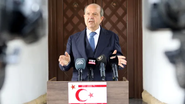 TRNC president Tatar criticizes digital "Famagusta" series