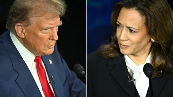 Trump and Harris 