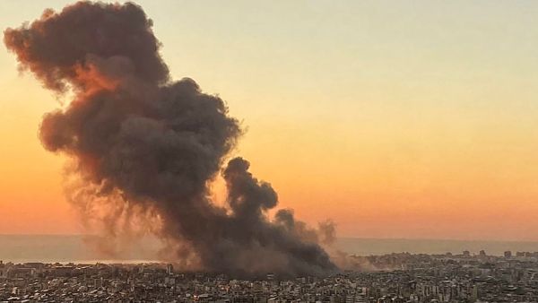 Israeli military strikes Hezbollah headquarters in Southern Beirut