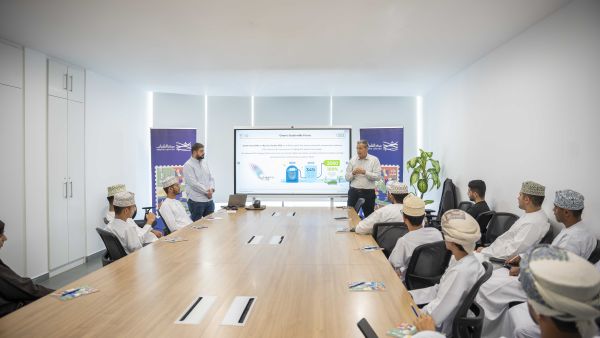 During the event. Audi Oman and EVO Oman conduct EV Training at the Oman Youth Center