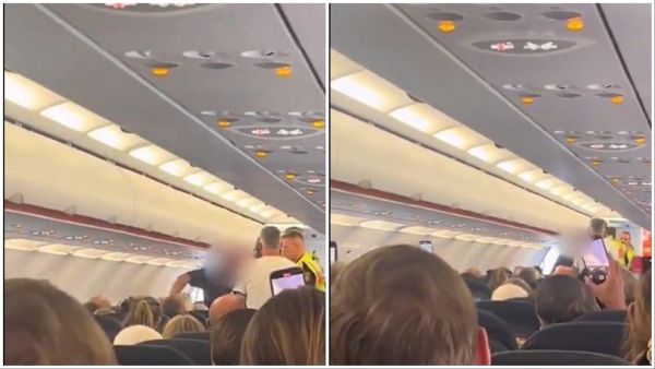 Passenger tries to open plane door mid-air