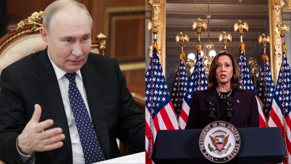 Putin and Harris 