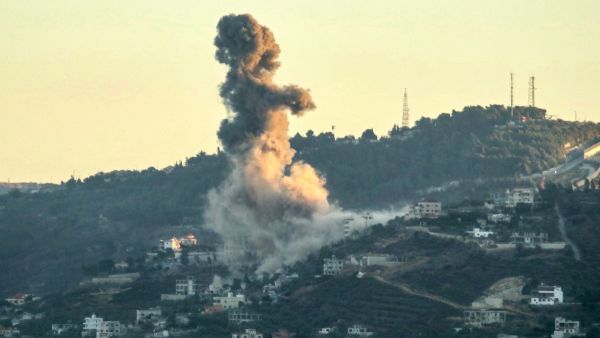 قصف اسرائيلي على بلدة العديسة في جنوب لبنان قصف اسرائيلي على بلدة العديسة في جنوب لبنان