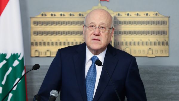  رئيس حكومة تصريف الأعمال في لبنان، نجيب ميقاتي