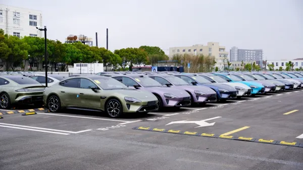 Xiaomi SU7 electric cars
