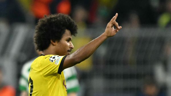 كريم آديمي (Photo by INA FASSBENDER / AFP)