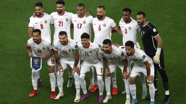 منتخب الأردن (Photo by KARIM JAAFAR / AFP)
