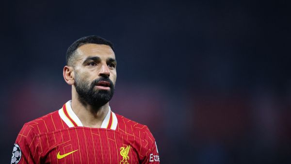 صلاح ينقذ ليفربول من الخسارة (Photo by Ronny Hartmann / AFP)
