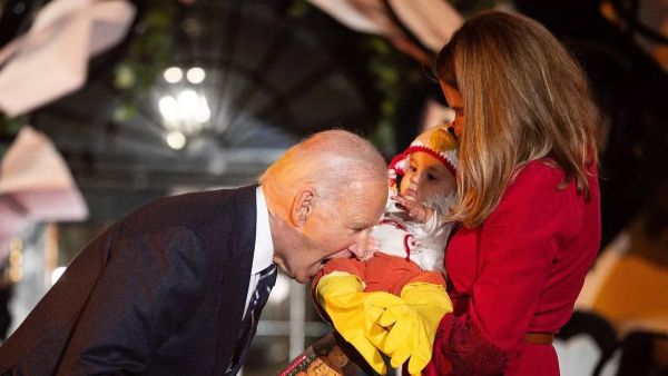 US President Joe Biden marks Halloween 2024