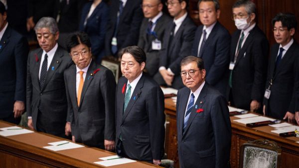 Japanese Prime Minister Shigeru Ishiba dissolved parliament on October 9 ahead of October 27 snap elections, banking on his political honeymoon and a fragmented opposition to lead his scandal-tainted party to victory. (Photo by Yuichi YAMAZAKI / AFP)