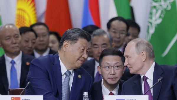 Russian President Vladimir Putin and Chinese President Xi Jinping 