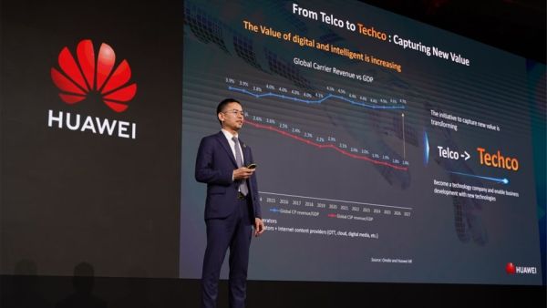 Allen Tang, President of Huawei MECA ICT Marketing and Solutions Sales Department. Huawei, SAMENA and Telecom Operators Unite to "Stride Towards Techco1.0 Era" at B2B Innovation Summit