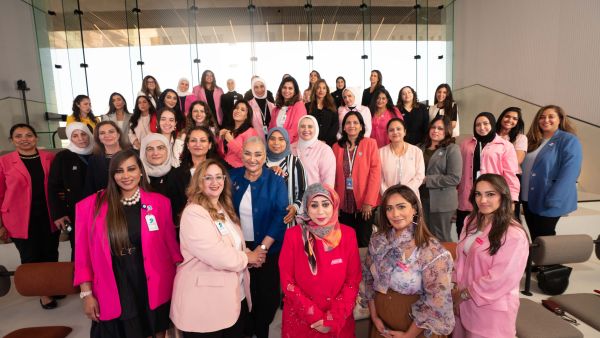 During the event. Burgan Bank Raises Awareness About Breast Cancer in Collaboration with Kuwait Hospital