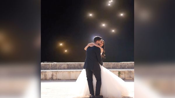 Lebanese couple celebrates wedding under Iranian missiles