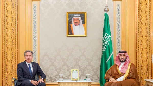 Blinken meets Saudi Crown Prince in Riyadh, advocates for Saudi-Israel normalization