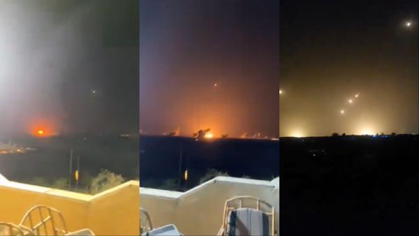 Iranian missiles on military airport