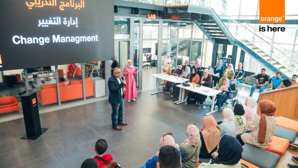 During the event. Orange Jordan Hosts Training to Enhance Capabilities of Persons with Disabilities across Various Areas