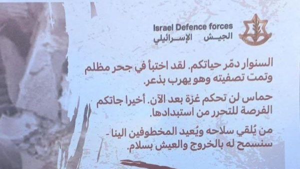 صورة السنوار - منشورات