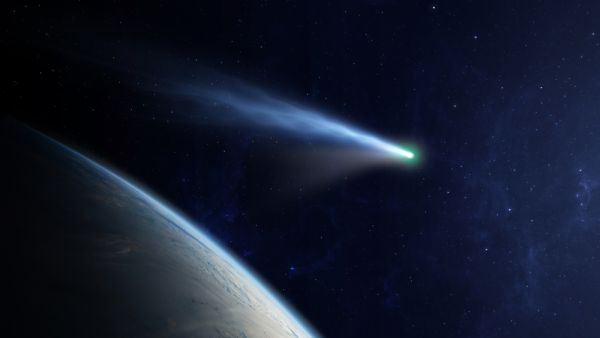The comet will be crossing near the Earth for the first time in 80,000 years