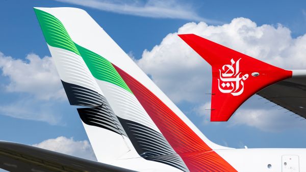 Emirates operates Boeing 777s to Kuwait and Dammam