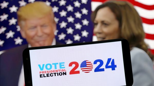 Trump and Harris