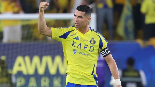 رونالدو يقود النصر في مباراة اليوم (Photo by Fayez NURELDINE / AFP)