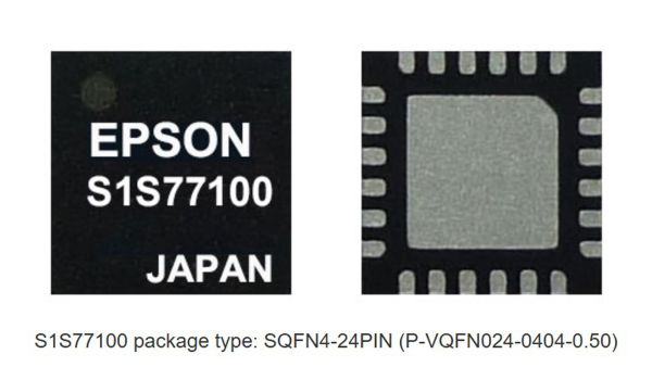 The IC's compact package, low power consumption, and support for certain frequencies in the UHF band make it ideal for small RF transmitters - Epson Begins Volume Production of the S1S77100, the Company's First RF Transmitter IC