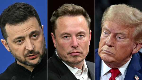 Zelenskyy Trump and Musk 