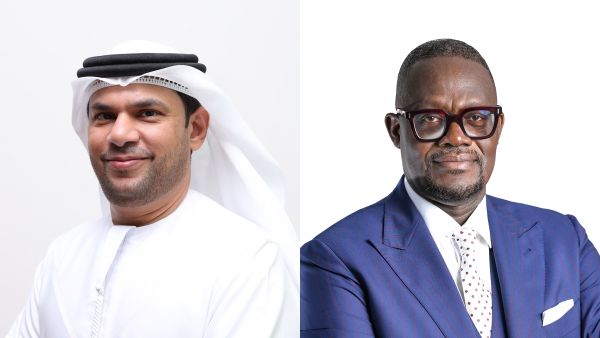 Marwan Bin Shakar, Senior Vice President, Access Network Development from e& UAE and Ekow Nelson, Vice President and Head of Global Customer Unit for e& at Ericsson Middle East and Africa. e& UAE expands 5G network with Ericsson dual-band radios to boost network performance and reduce emissions