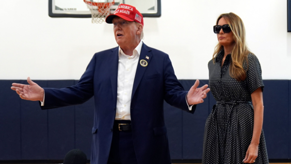 Trump exudes confidence in election win