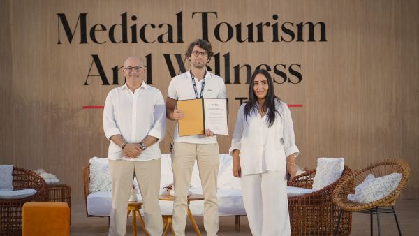 Sherif Beshara, Group CEO, Mohamed & Obaid Almulla Group and American Hospital Dubai_ Dr Ehab Hamarneh, Transformational Coach and Change Leader(in the middle)_Khuloud Al Omian, CEO & Editor-in-Chief, Forbes Middle E. Forbes Middle East’s First Medical Tourism and Wellness Summit Showcases Dubai as a Global Leader in Health Innovation and Integrated Travel Services