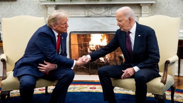 Trump meets Biden at the White House