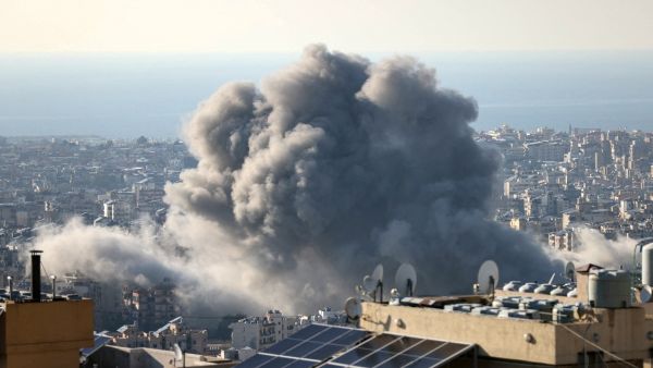 قصف الضاحية الجنوبية في بيروت