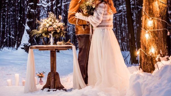 Wedding in winter