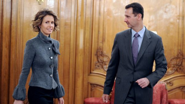 Bashar Assad and Asma Assad