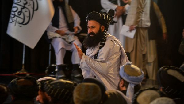 Afghanistan's minister for refugees, Khalil Haqqani