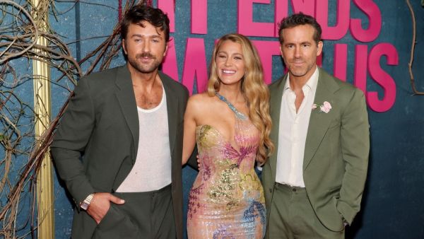 Blake Lively Brandon Sklenar