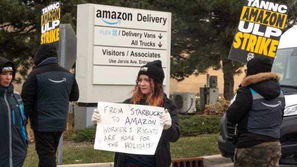Holiday shopping disruptions as Amazon faces largest worker strike ever