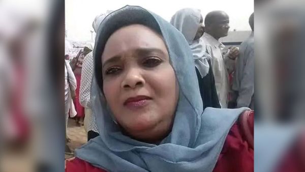Sudanese journalist Hanan Adam 