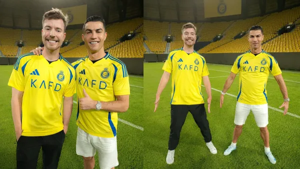Cristiano Ronaldo MrBeast