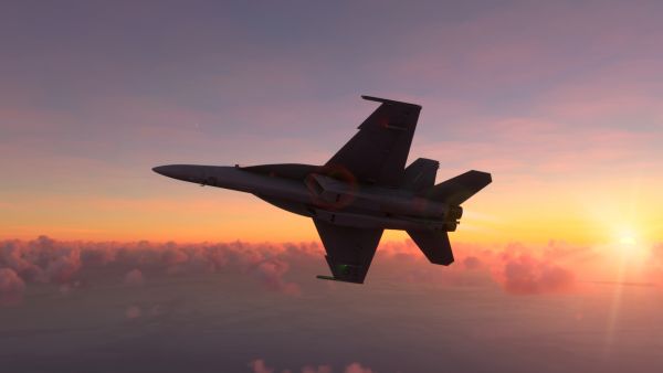 US fighter jet