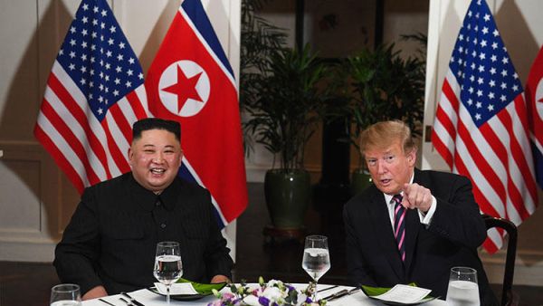 North Korean leader Kim Jong Un and US President Donald Trump