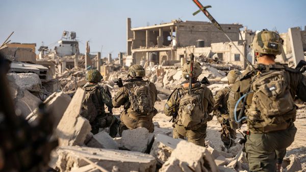 This handout picture released by the Israeli army on October 18, 2024, shows troops on the ground in the Rafah area in the southern Gaza Strip, amid the continuing war between Israel and Hamas. AFP Al-Qassam attack kills and wounds 25 Israeli soldiers in Rafah clashes