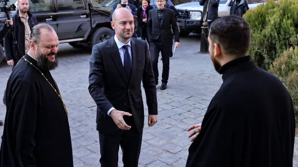 France's Foreign Minister Jean-Noel Barrot in Damascus