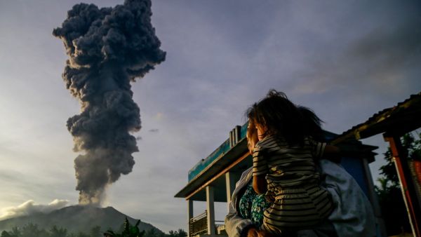 volcanic eruption